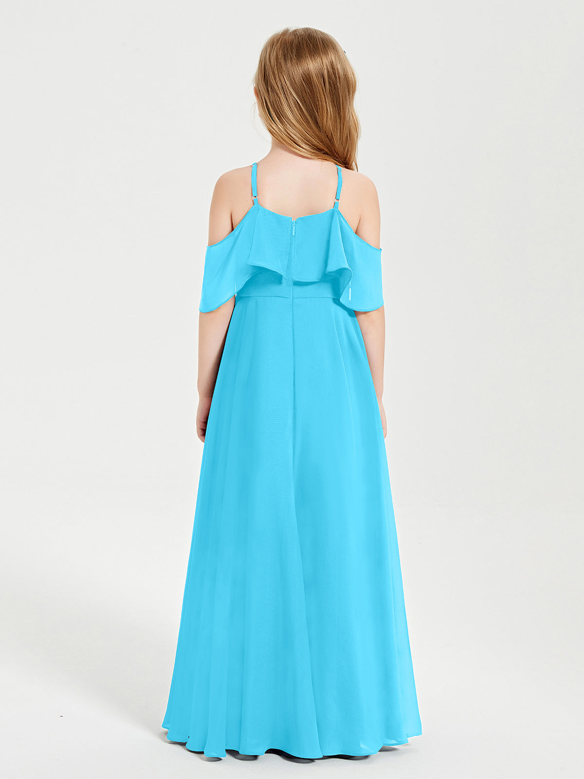 Off-the-Shoulder Long Dresses for Junior Bridesmaids Pool